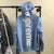 Supreme Satin Logo Hooded Sweatshirt