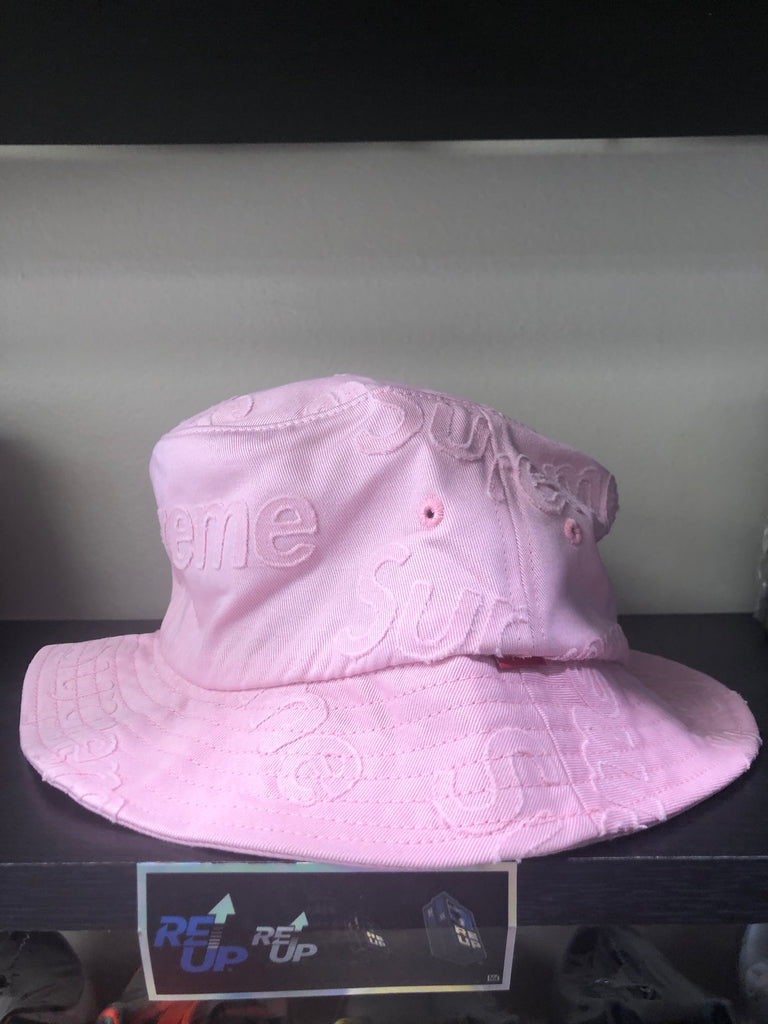 送料無料/即納】 Supreme Lasered Twill Crusher Pink ハット - www