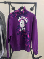 BAPE Camo College Cutting Hoodie